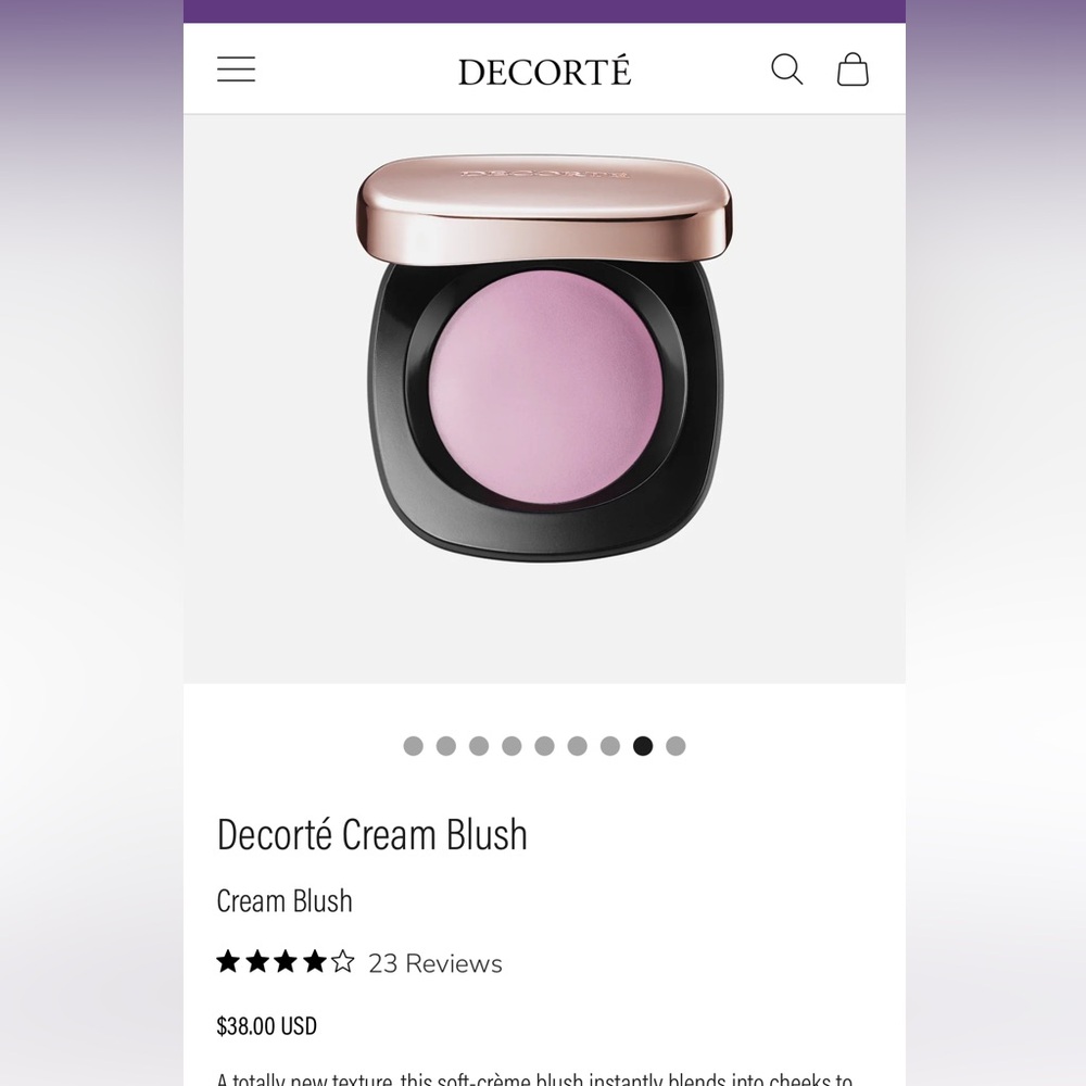 Decorté cream blush